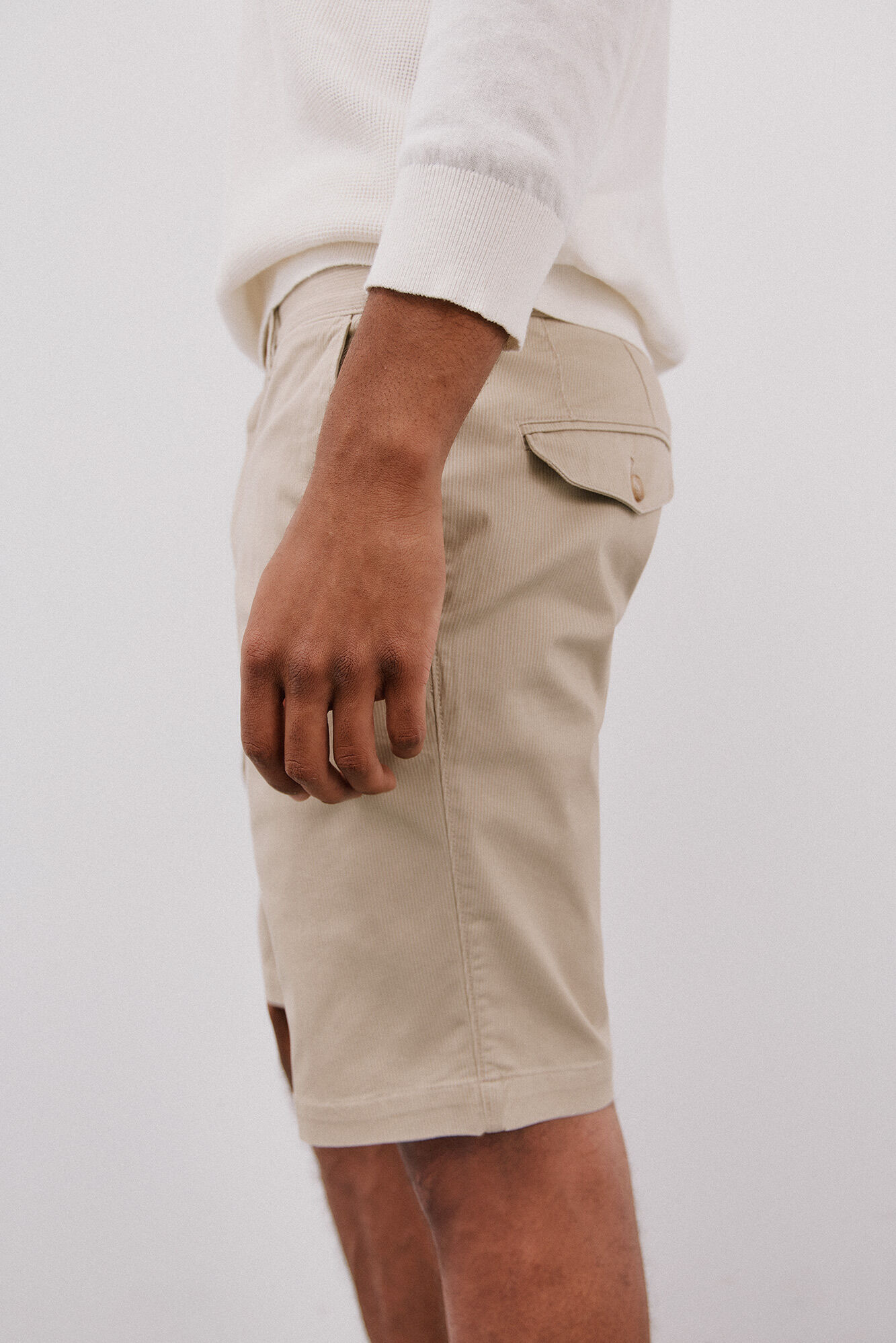 Cortefiel Printed chino bermuda shorts