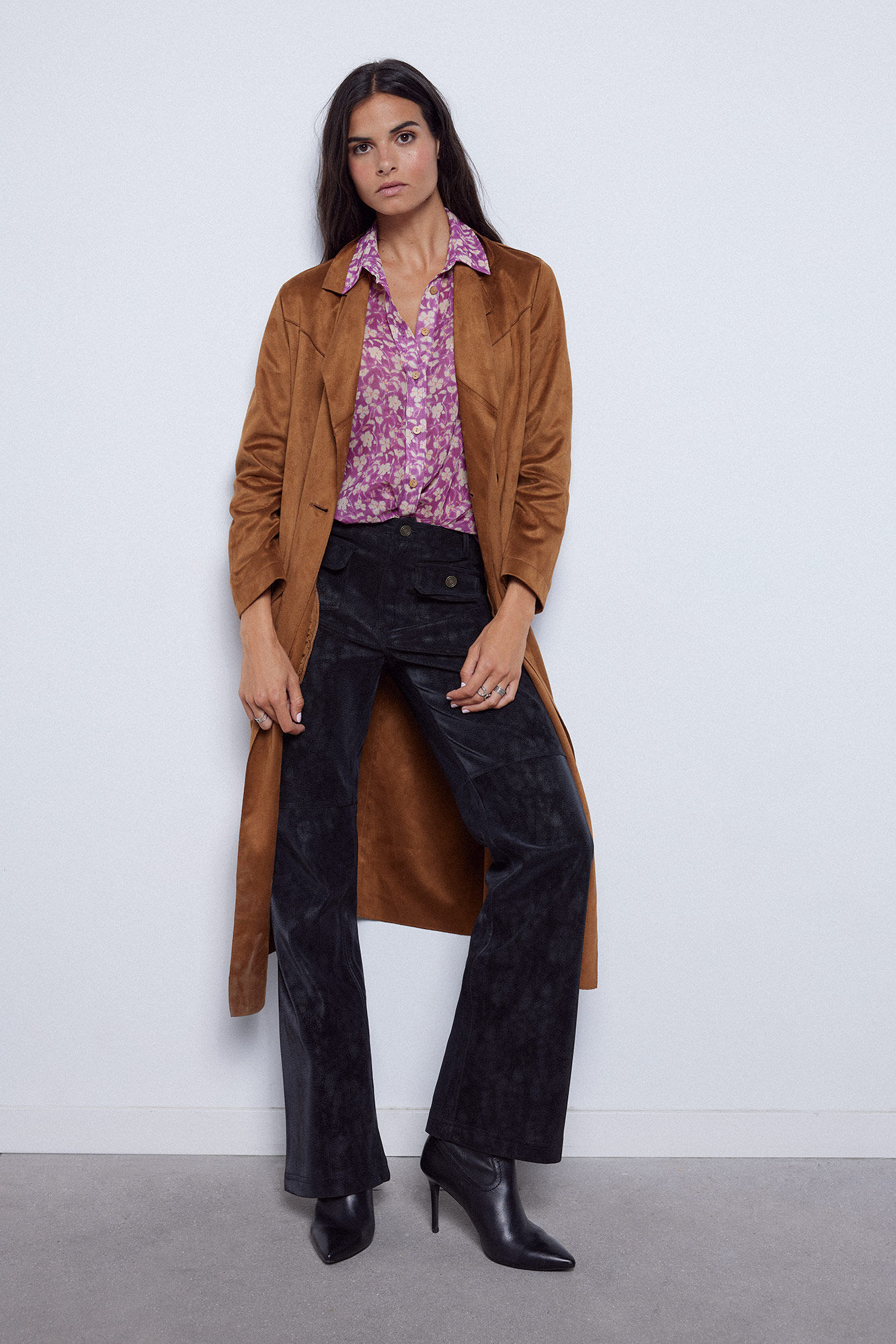Blusa estampada Chemisiers pour femme Cortefiel