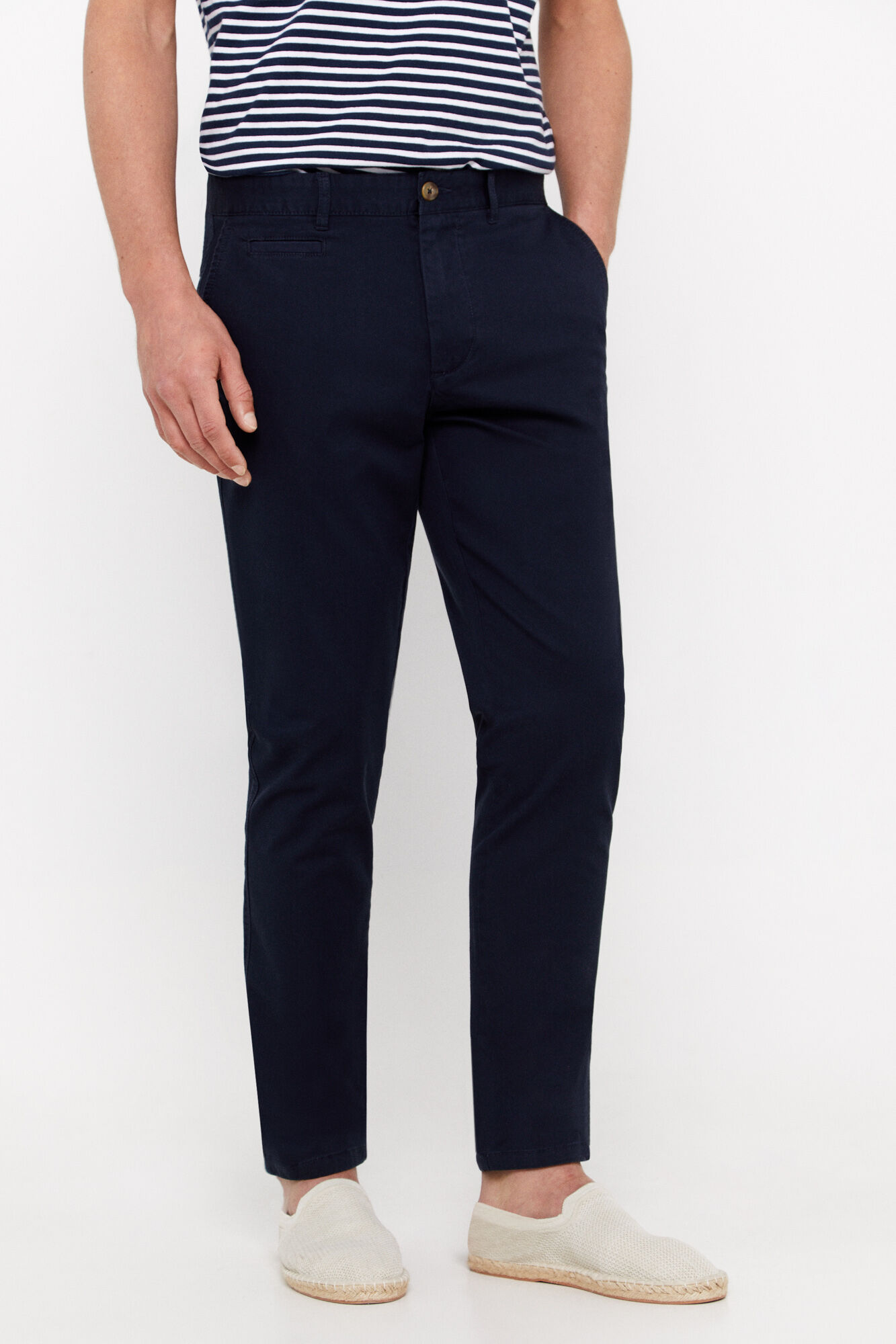 Pantalon chino store slim fit hombre