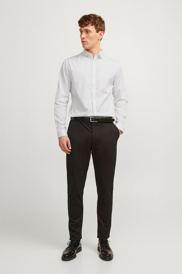 Jack & Jones Camisa slim fit em algod&atilde;o Branco