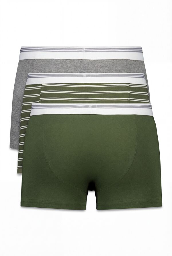 Cortefiel Jersey-knit 3-pack boxers Dark green