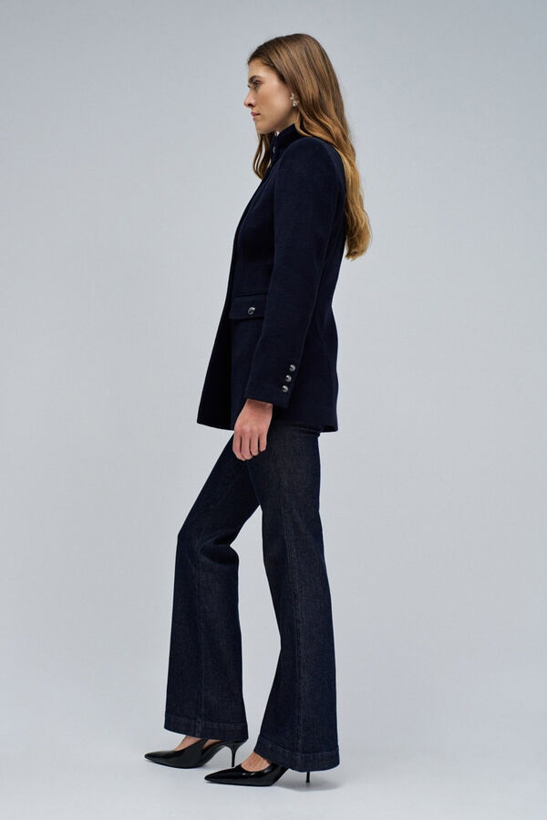 Salsa Jeans Sobretudo curto de lã Azul