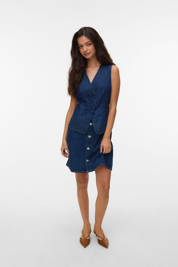 Vero Moda Colete denim Azul