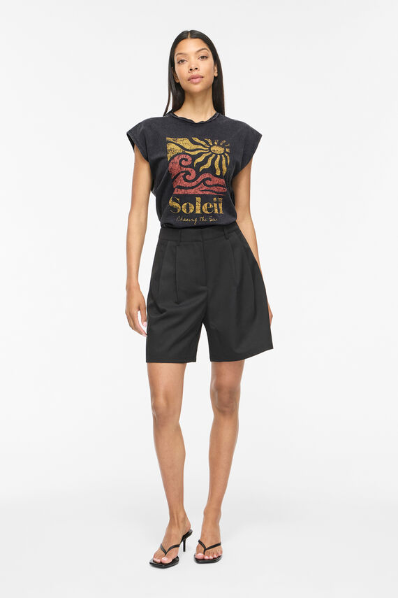 Camiseta vintage con estampado