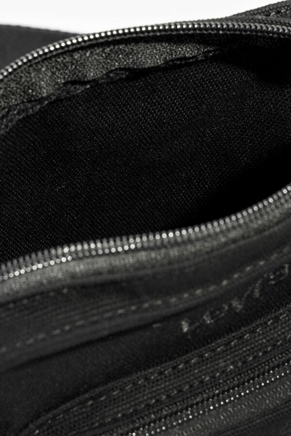 Levi's Bolsa pequena de ombro com fecho-éclair Preto
