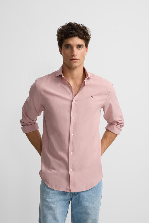 Silbon Camisa esportiva macia Vermelho