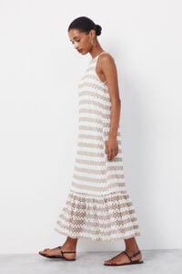 Cortefiel Vestido halter estruturado