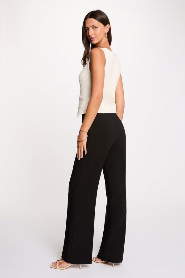 Morgan C&aacute;rdigan sin manga Marfil