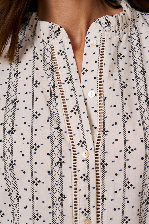 Polín Et Moi Blusa bordada Debi Tostado