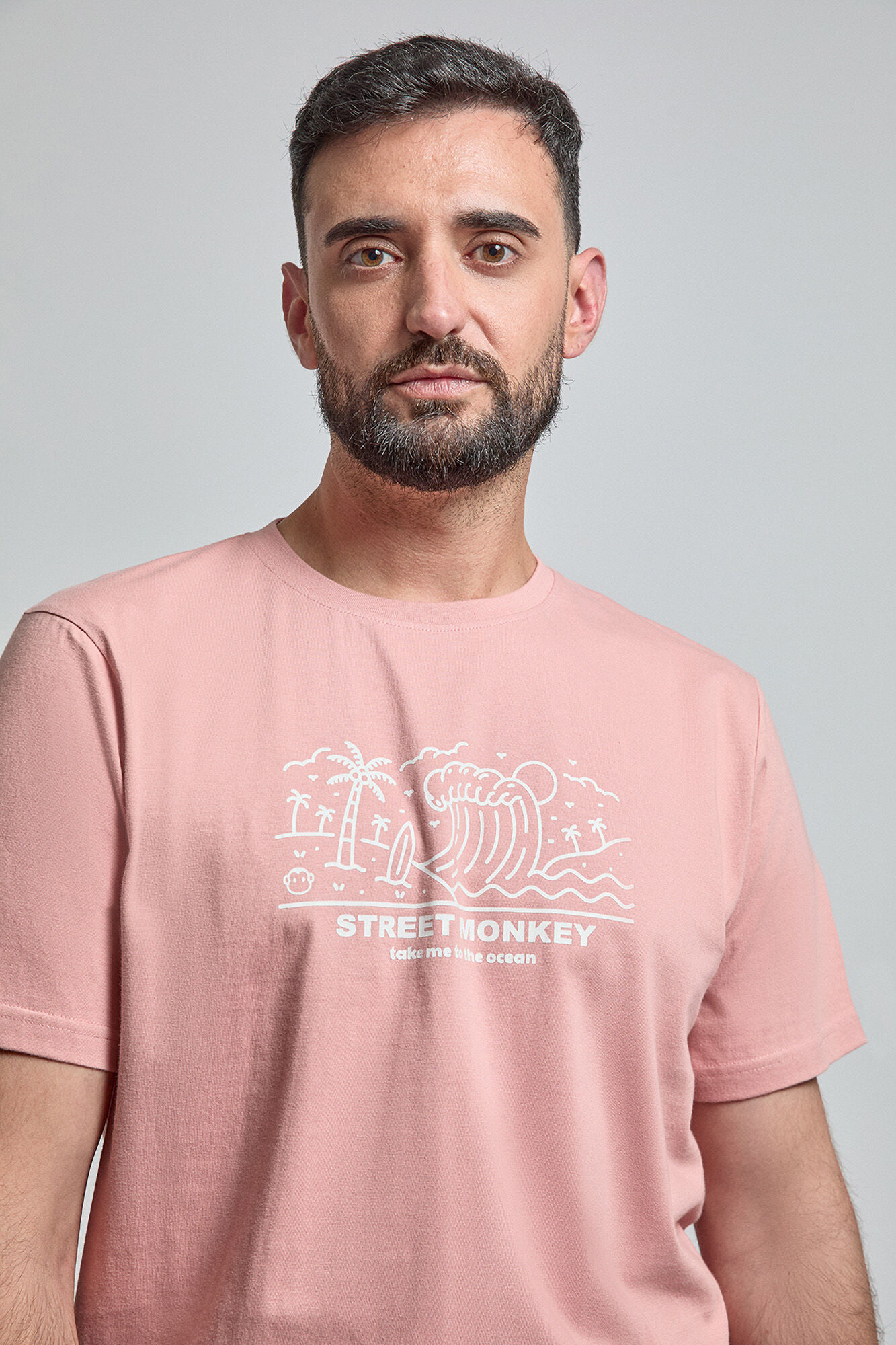 Street Monkey T-shirt manga curta