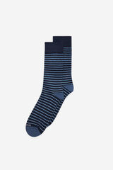 Cortefiel Stripy socks Navy