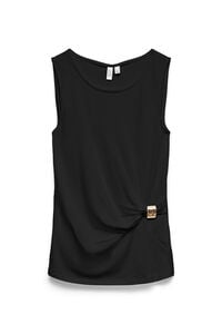 Vero Moda Top sin mangas con detalle dorado