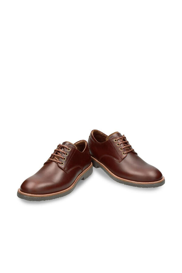 Panama Jack Zapato hombre piel Marr&oacute;n