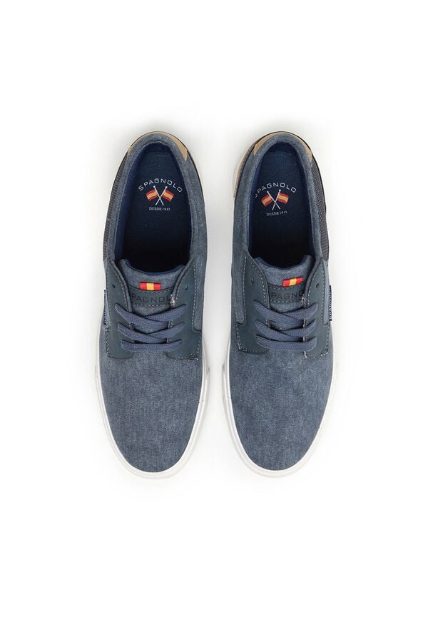 Spagnolo Bamba de lona tempo livre Azul