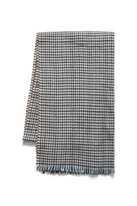 Cortefiel Check scarf Turquoise