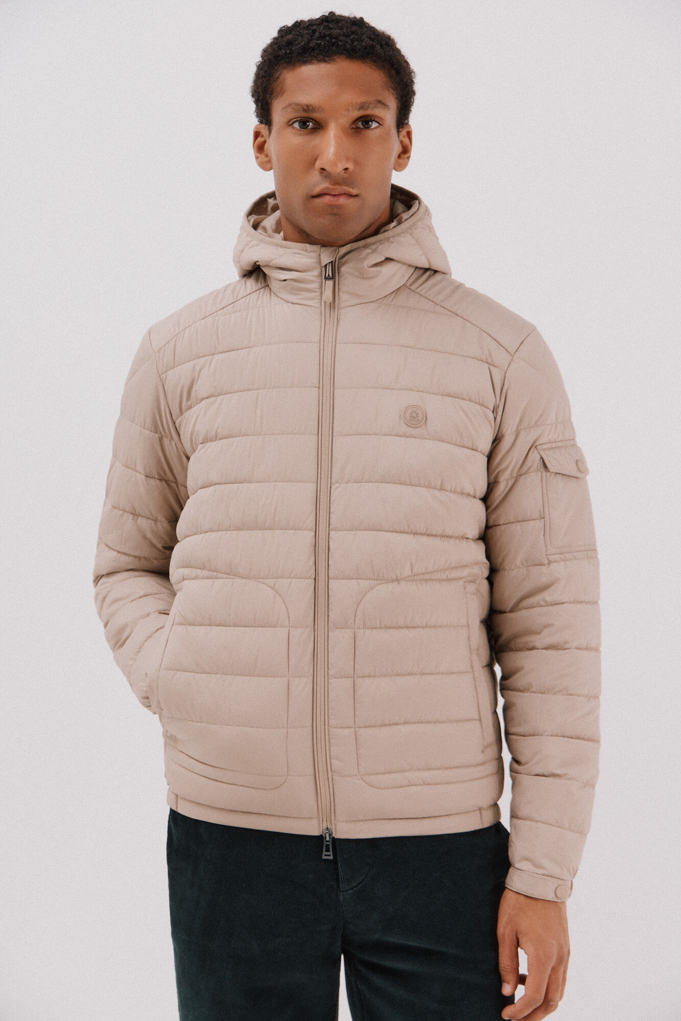 Cortefiel Ultralight padded jacket with hood