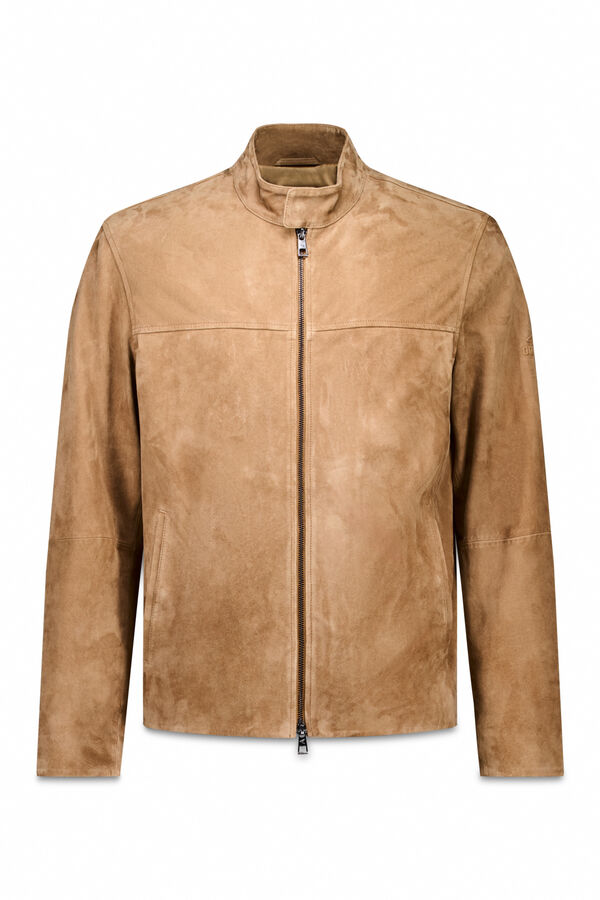 OOTO Suede leather jacket Beige
