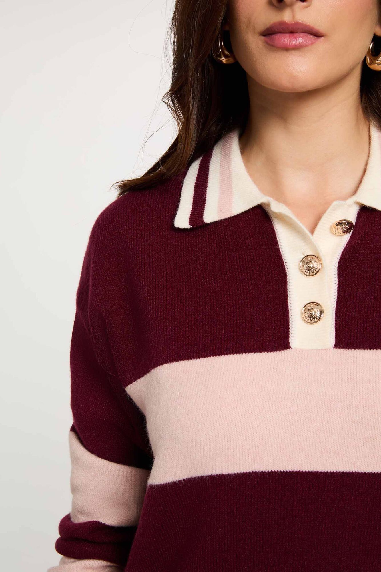 Morgan Camisola de gola polo