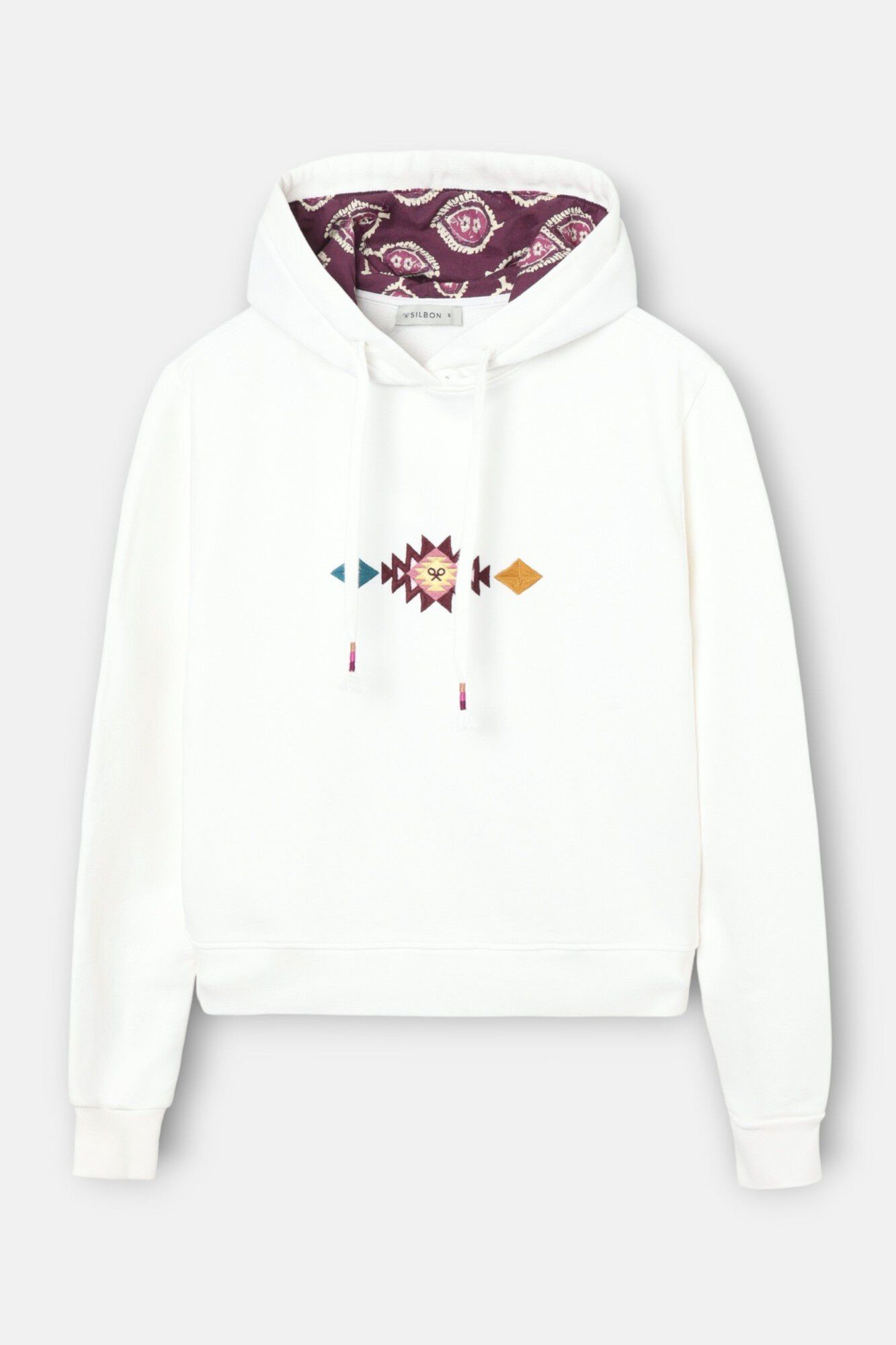 Silbon Sweatshirt feminina com capuz