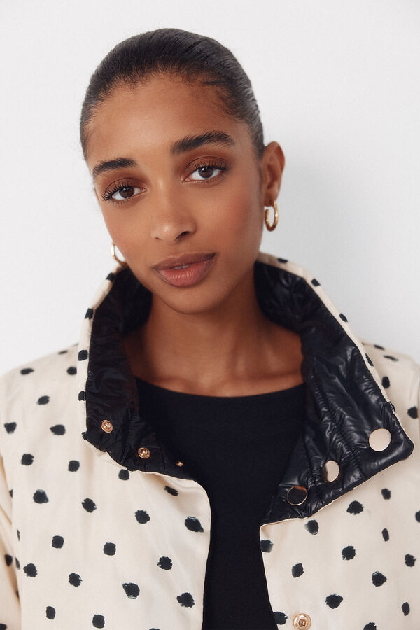 Cortefiel Cazadora acolchada reversible Negro