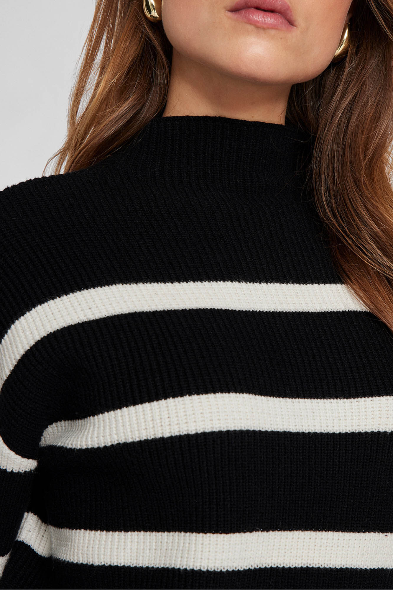 Vila Camisola canelado com riscas