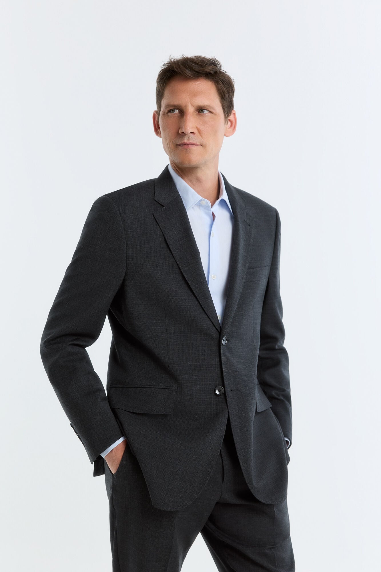 Cortefiel Twill smart fabric blazer