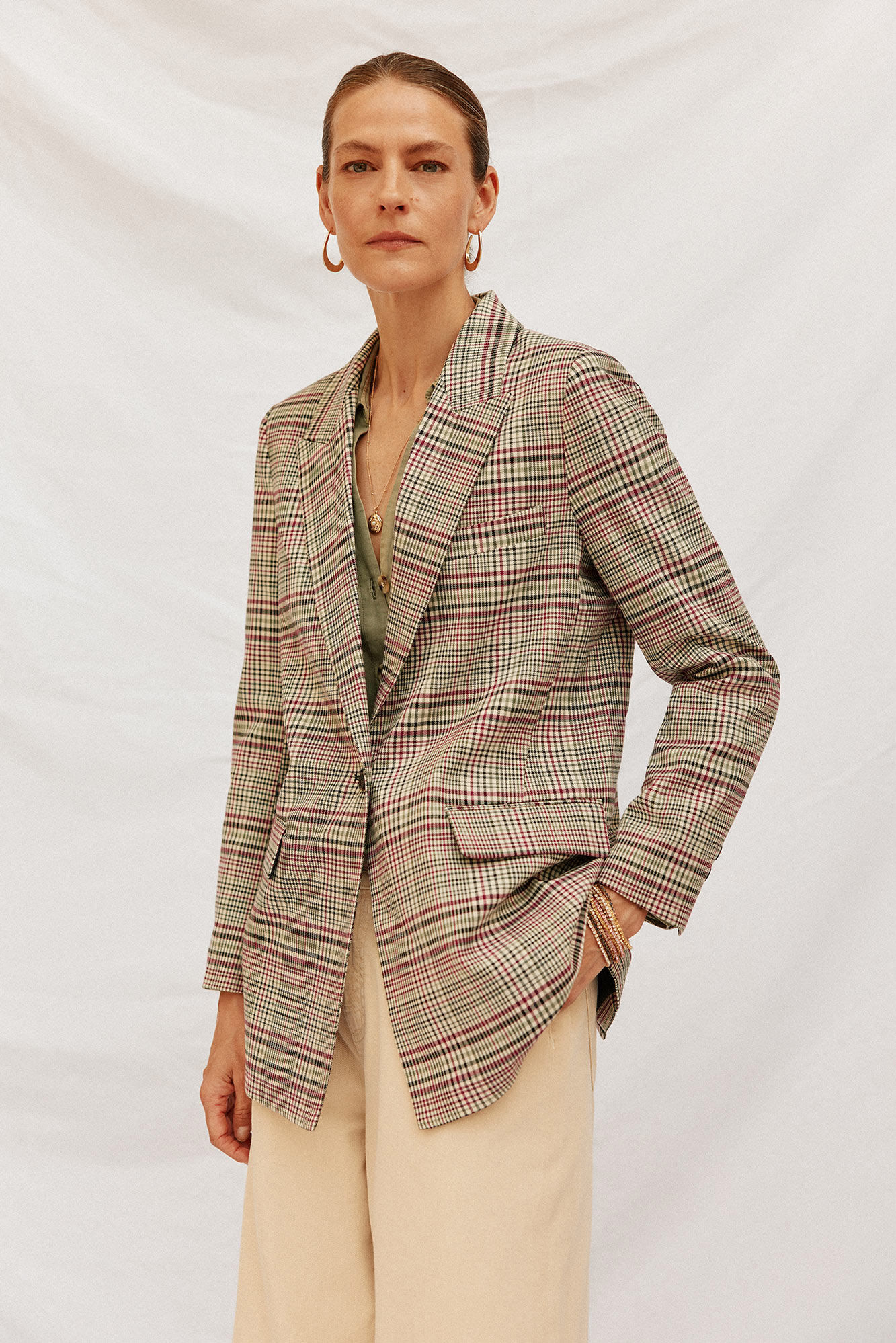 Cortefiel Checked blazer