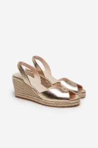 Cortefiel Metallic wedge sandal
