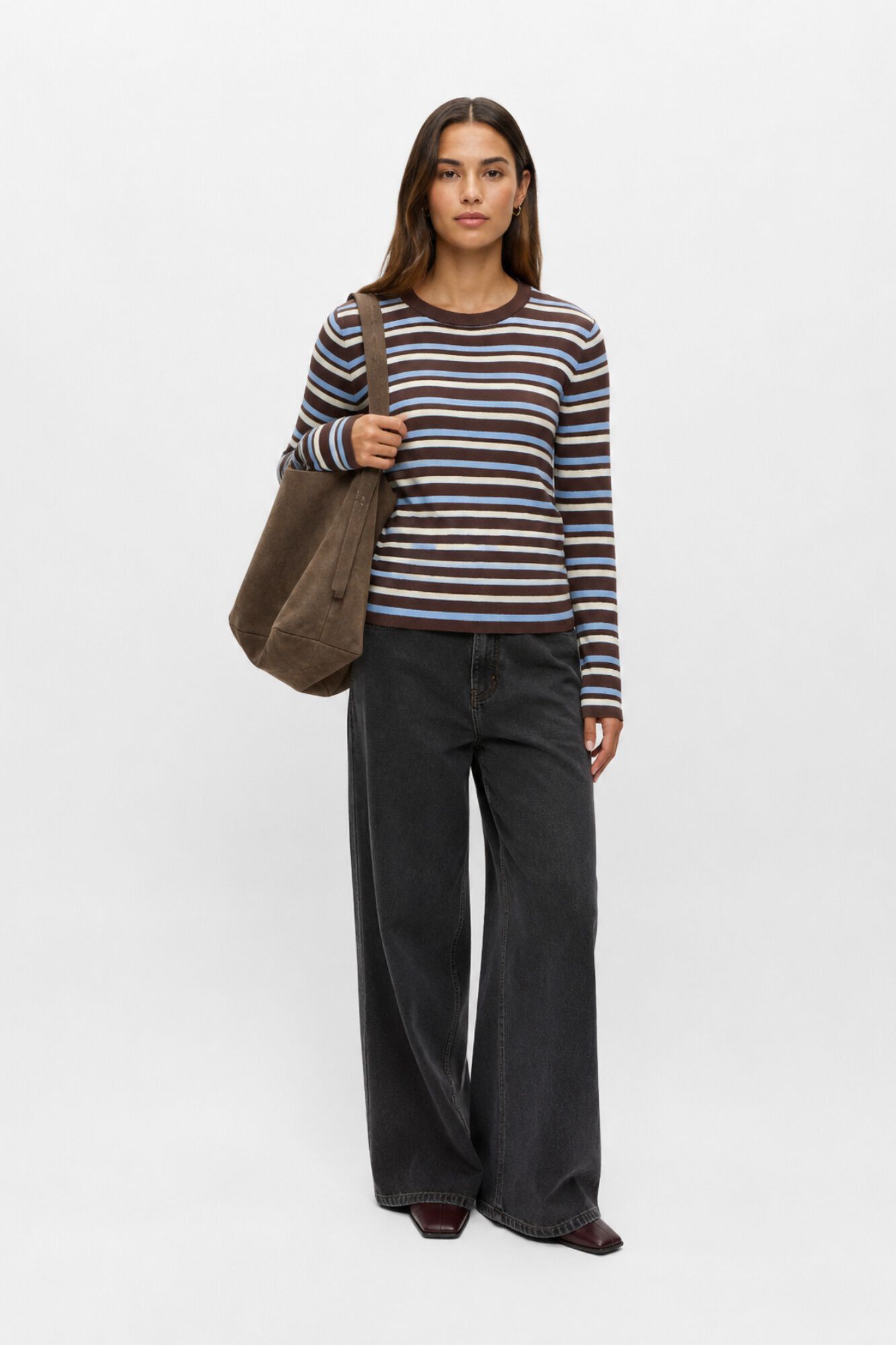 Object Striped soft touch jumper