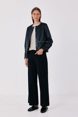 Cortefiel Studded jacket Black