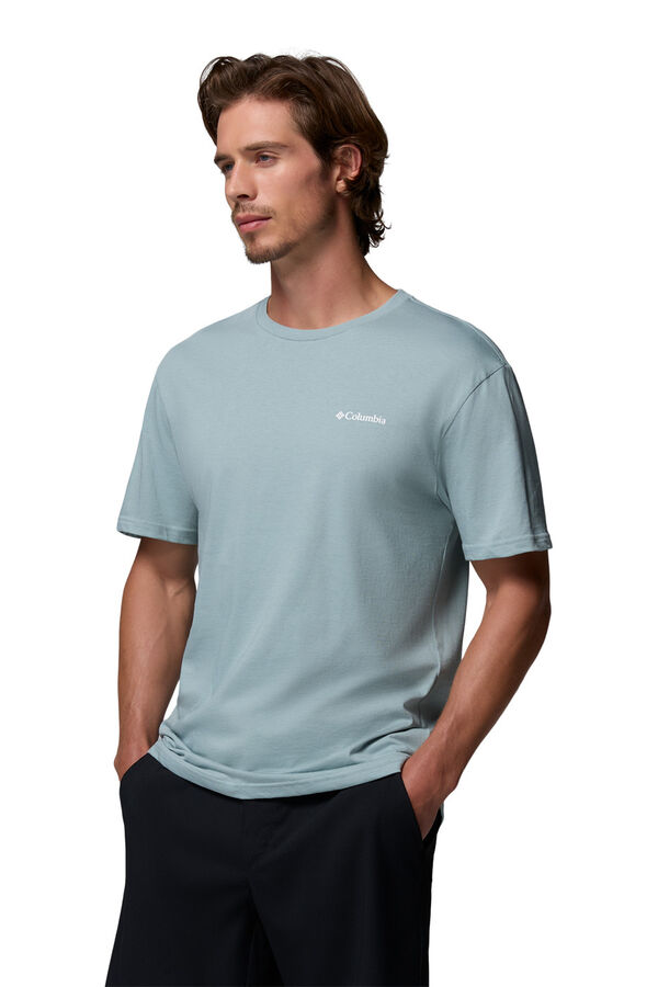 Columbia Camiseta Columbia Basic logo™ para homem Azul