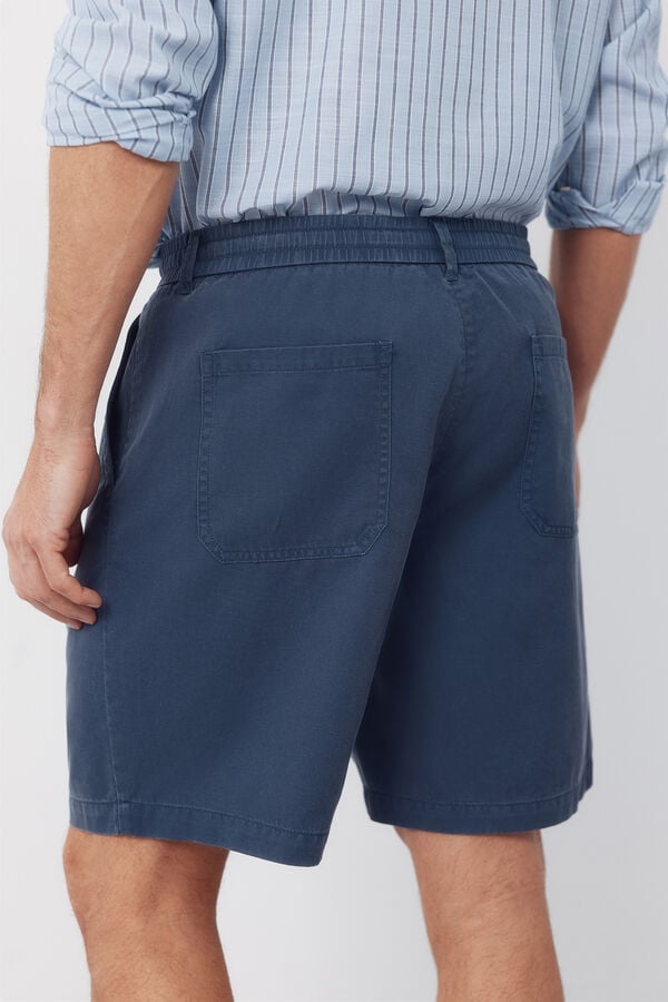 Cortefiel Bermuda laces Blue
