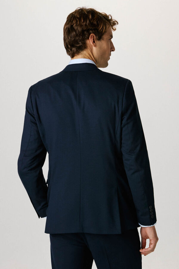 Selected Blazer Slim Fit com lã Azul