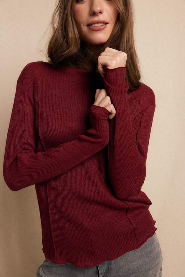 Slowlove Top básico mesclado Granada