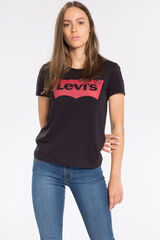 Cortefiel Short-sleeved Levi's® T-shirt with logo Black