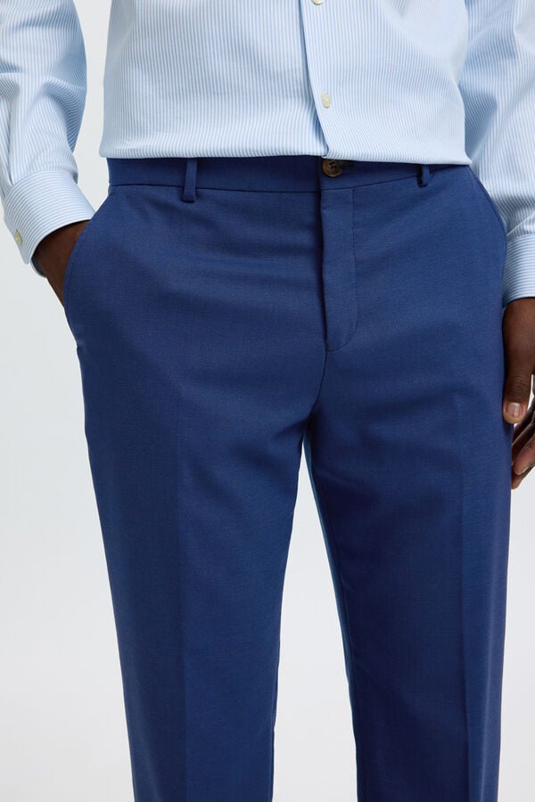 Selected Cal&ccedil;as de fato Slim Fit Azul