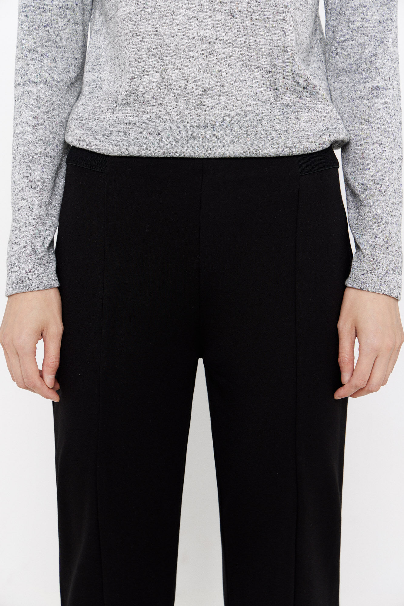 Jersey knit leggings Women s trousers Cortefiel