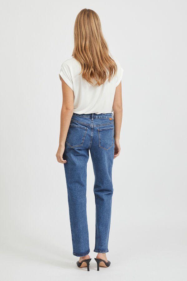 Vila Short sleeve satin blouse Branco