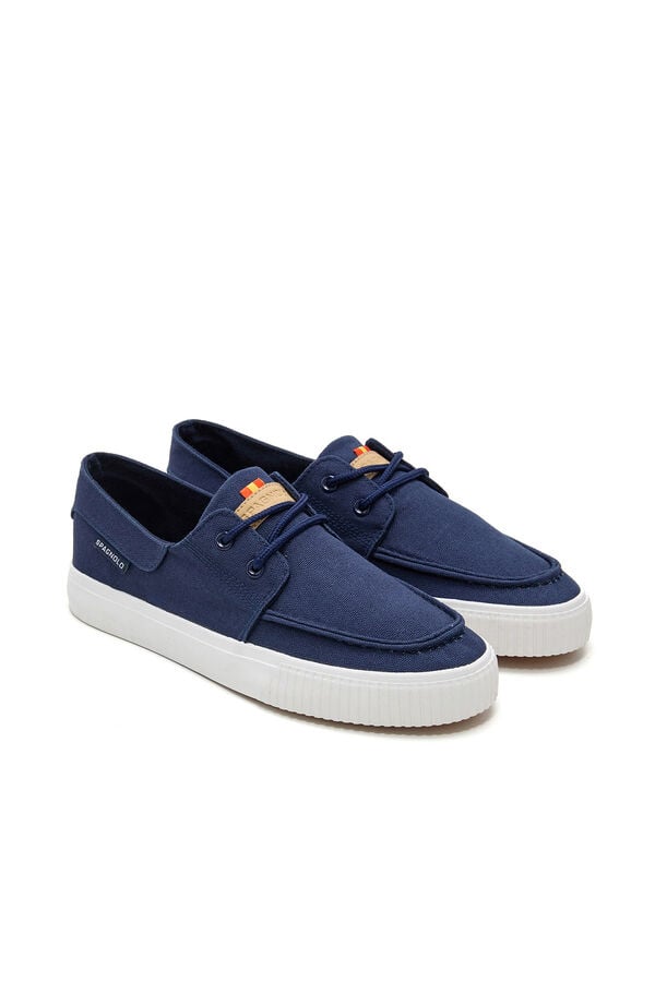 Spagnolo Canvas leisure sneaker Navy