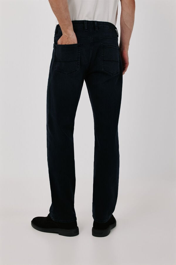 Cortefiel Regular fit jeans Black