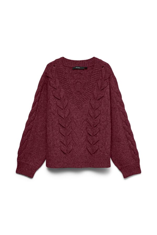 Vero Moda Camisola de oitos com decote em bico Granada