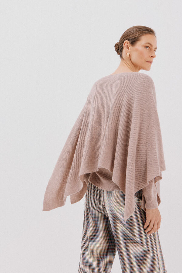 Cortefiel Jersey built-in layer Beige