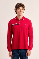 Valecuatro Polo Valecuatro para homem modelo bandeira vermelha Vermelho