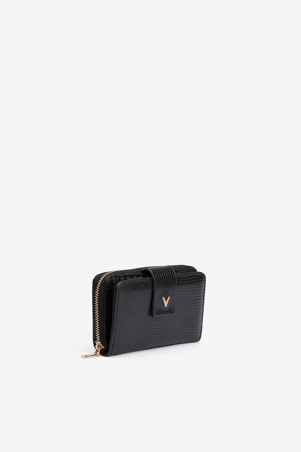 Vilanova Bolsa média efeito crocodilo Preto