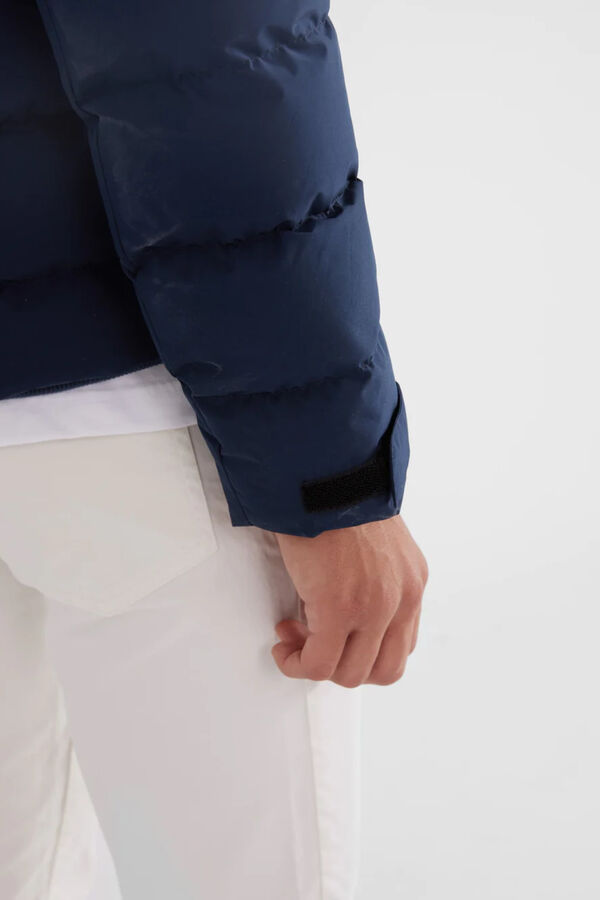 Silbon Abrigo tecnico capucha warm azul marino Azul marino