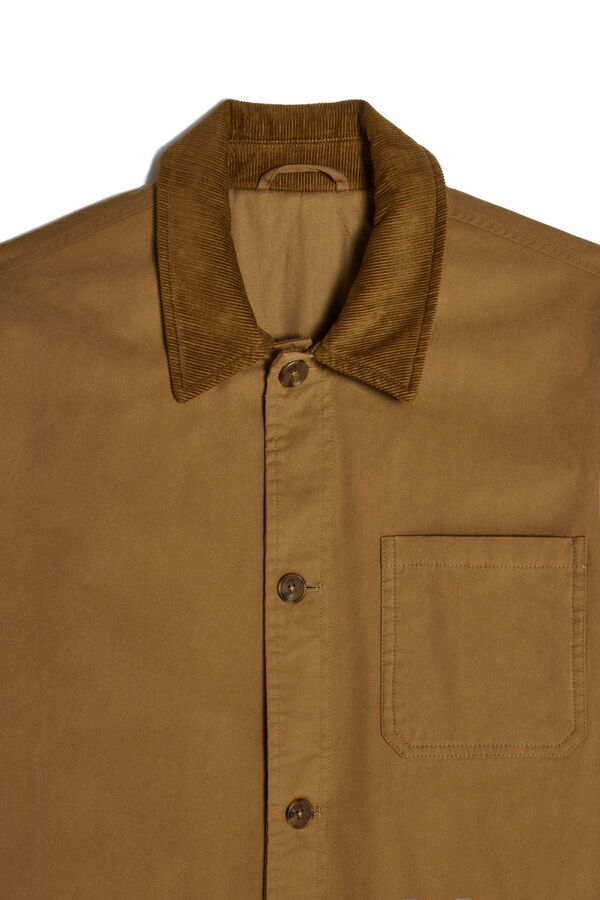 Cortefiel Jacket with pockets Camel