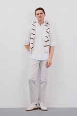 Cortefiel Regular fit chinos pants Grey