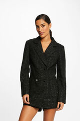 Morgan Faux fur bolero Black