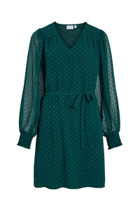 Vila Vestido curto plumeti