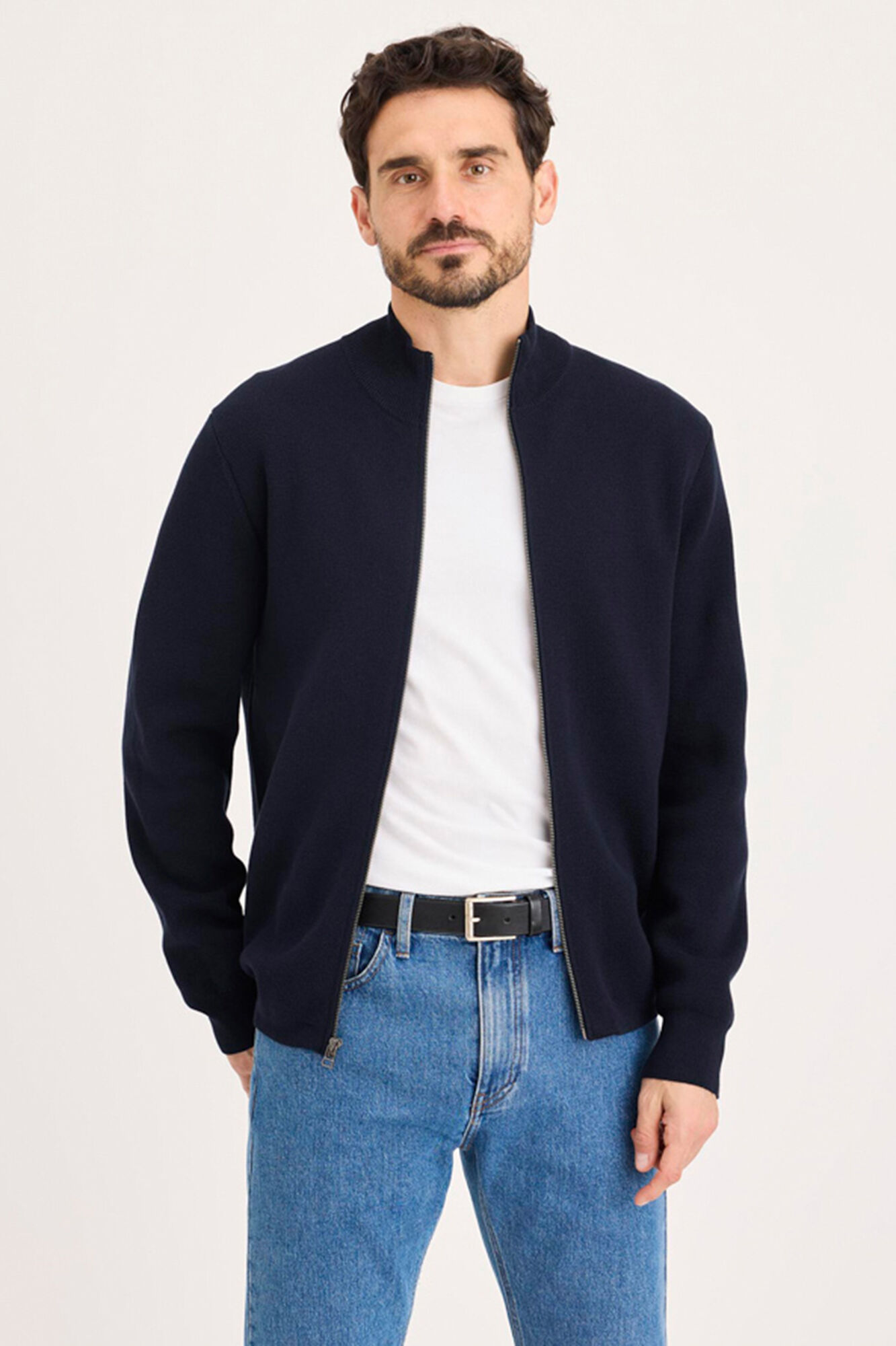 Dockers Casaco de malha com fecho-&eacute;clair